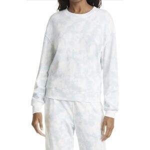 Rails NWT Ramona Light Blue Tie Dye Cotton Blend Sweatshirt Size S Crewneck